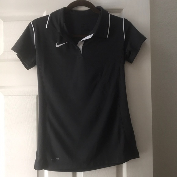 Nike dri-fit polo with white detailing - Picture 1 of 2